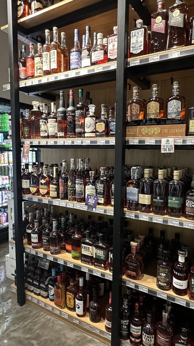Hand-selected spirits collection